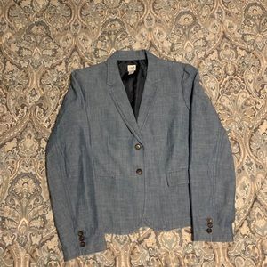 J Crew Chambray Jacket, Size 14.